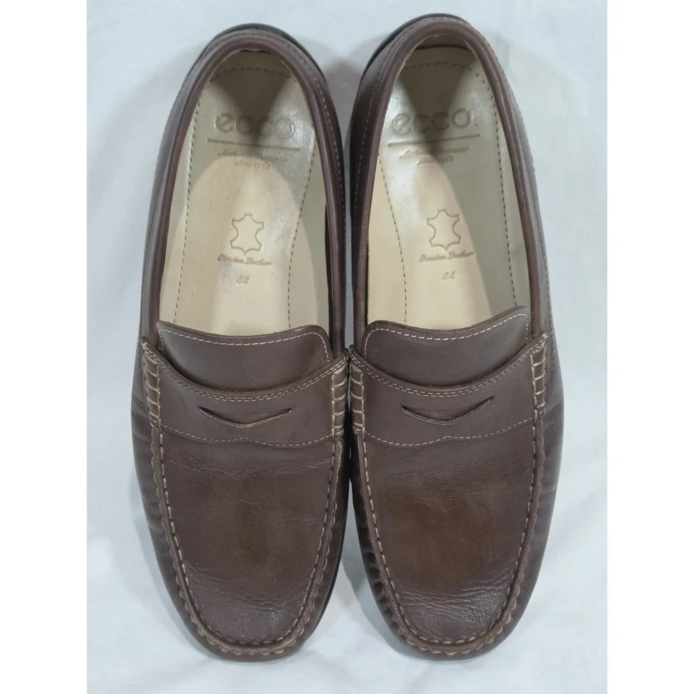 ECCO‎ Driving Moc Penny Loafer Slip On Dress Casual Men's Shoes 44 US (10.5-11)